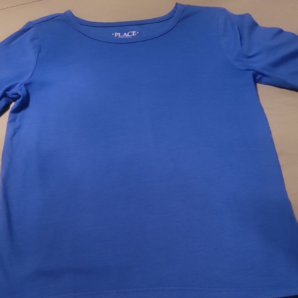 The Children's Place Vibrant Blue Long Sleeve Tee